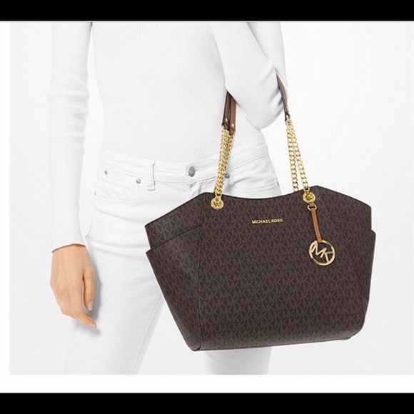 Michael Kors Jet Set Logo Tote Bag - Picture 2 of 8